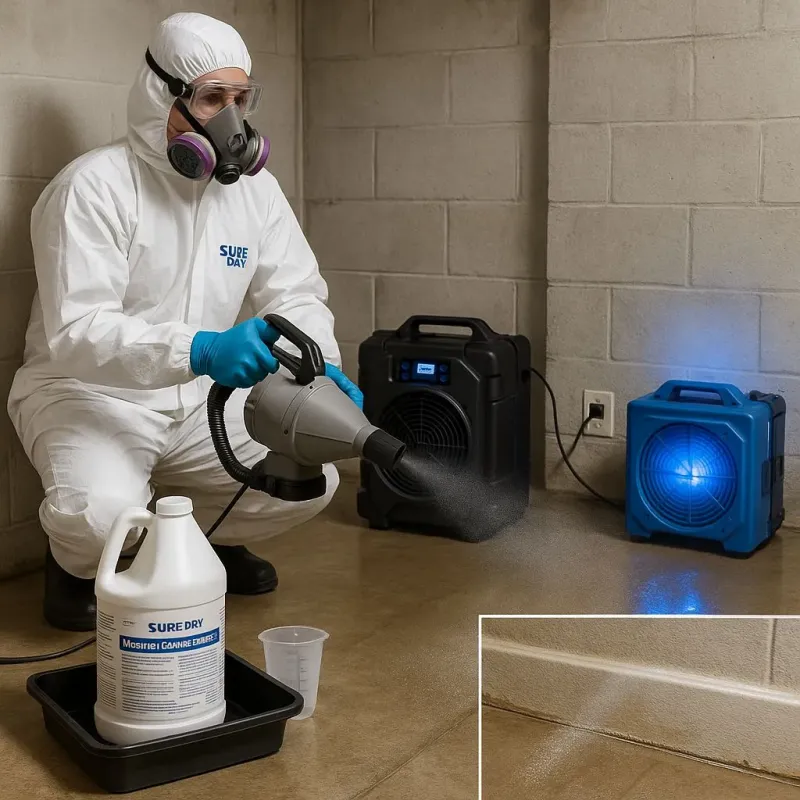 Sanitization and Odor Removal process in McClain County, OK