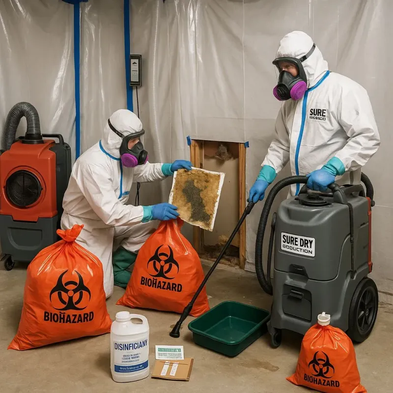 Contaminated Water Handling Protocols process in McClain County, OK